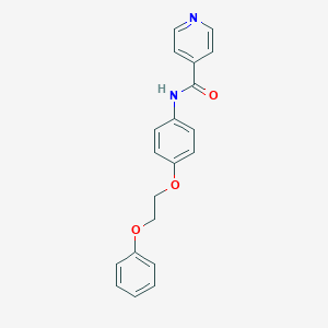 N-[4-(2-phenoxyethoxy)phenyl]isonicotinamide