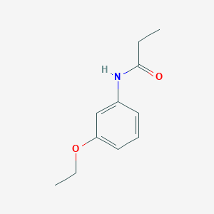 molecular formula C11H15NO2 B495991 N-(3-ethoxyphenyl)propanamide 