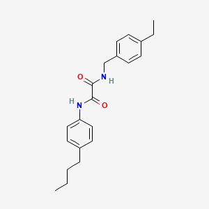 molecular formula C21H26N2O2 B4959910 N-(4-butylphenyl)-N'-(4-ethylbenzyl)ethanediamide 
