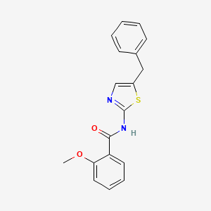 molecular formula C18H16N2O2S B4960094 N-(5-benzyl-1,3-thiazol-2-yl)-2-methoxybenzamide 