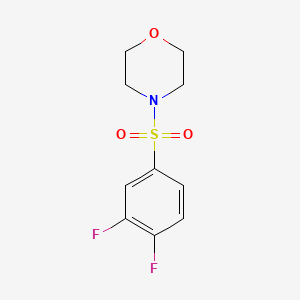 molecular formula C10H11F2NO3S B4960212 4-[(3,4-difluorophenyl)sulfonyl]morpholine 