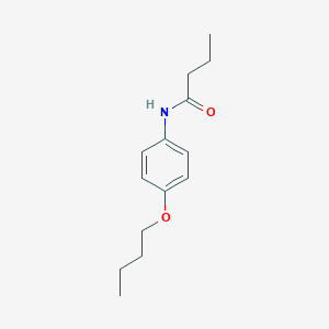 molecular formula C14H21NO2 B496025 N-(4-butoxyphenyl)butanamide 