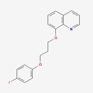 molecular formula C18H16INO2 B4960302 8-[3-(4-iodophenoxy)propoxy]quinoline 