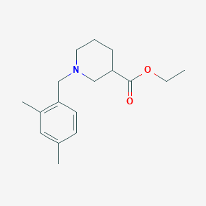 molecular formula C17H25NO2 B4960308 ethyl 1-(2,4-dimethylbenzyl)-3-piperidinecarboxylate 