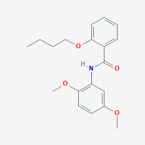 molecular formula C19H23NO4 B496032 2-butoxy-N-(2,5-dimethoxyphenyl)benzamide 