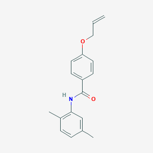 molecular formula C18H19NO2 B496033 4-(allyloxy)-N-(2,5-dimethylphenyl)benzamide 