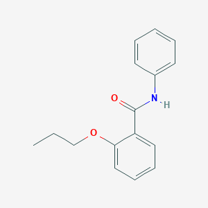 molecular formula C16H17NO2 B496034 N-phenyl-2-propoxybenzamide 