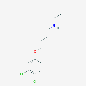 molecular formula C13H17Cl2NO B4960353 N-[4-(3,4-dichlorophenoxy)butyl]-2-propen-1-amine 