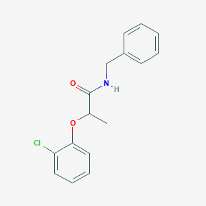 molecular formula C16H16ClNO2 B496039 N-benzyl-2-(2-chlorophenoxy)propanamide 