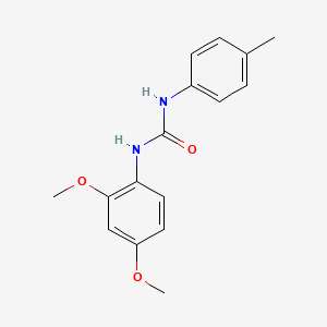 molecular formula C16H18N2O3 B4960404 N-(2,4-dimethoxyphenyl)-N'-(4-methylphenyl)urea 