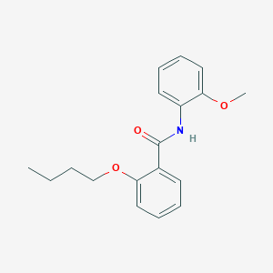 molecular formula C18H21NO3 B496048 2-butoxy-N-(2-methoxyphenyl)benzamide 