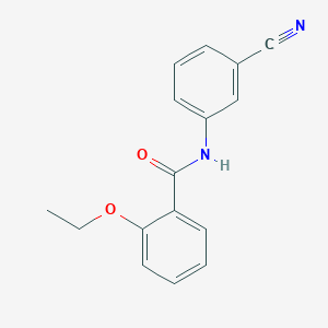 molecular formula C16H14N2O2 B496053 N-(3-cyanophenyl)-2-ethoxybenzamide 