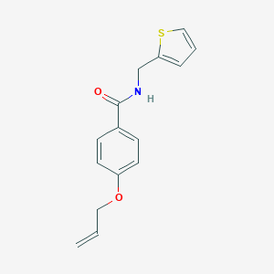 molecular formula C15H15NO2S B496055 4-(allyloxy)-N-(2-thienylmethyl)benzamide 
