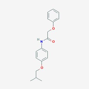 molecular formula C18H21NO3 B496056 N-[4-(2-methylpropoxy)phenyl]-2-phenoxyacetamide 
