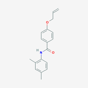 molecular formula C18H19NO2 B496063 4-(allyloxy)-N-(2,4-dimethylphenyl)benzamide 