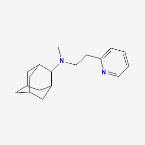 molecular formula C18H26N2 B4960762 2-adamantyl(methyl)[2-(2-pyridinyl)ethyl]amine 