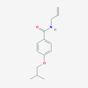molecular formula C14H19NO2 B496077 N-allyl-4-isobutoxybenzamide 
