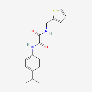 molecular formula C16H18N2O2S B4960823 N-(4-isopropylphenyl)-N'-(2-thienylmethyl)ethanediamide CAS No. 6178-05-8