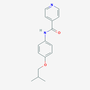 molecular formula C16H18N2O2 B496084 N-(4-isobutoxyphenyl)isonicotinamide 