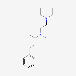 N,N-diethyl-N'-methyl-N'-(1-methyl-3-phenylpropyl)-1,2-ethanediamine