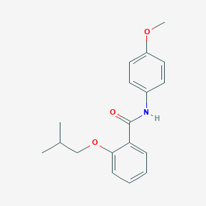 molecular formula C18H21NO3 B496085 N-(4-methoxyphenyl)-2-(2-methylpropoxy)benzamide 