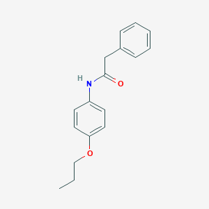 molecular formula C17H19NO2 B496088 2-phenyl-N-(4-propoxyphenyl)acetamide 