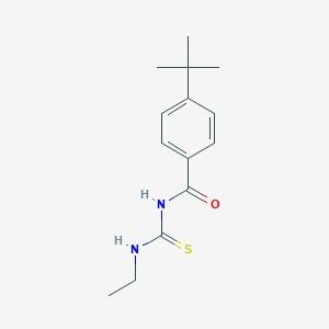 molecular formula C14H20N2OS B496103 4-tert-butyl-N-(ethylcarbamothioyl)benzamide 