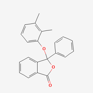 molecular formula C22H18O3 B4961032 3-(2,3-dimethylphenoxy)-3-phenyl-2-benzofuran-1(3H)-one 