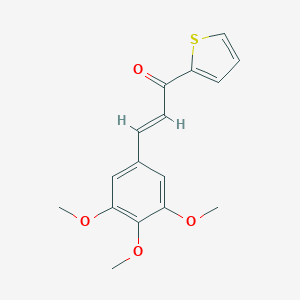 molecular formula C16H16O4S B496106 1-(2-Thienyl)-3-(3,4,5-trimethoxyphenyl)-2-propen-1-one CAS No. 290332-38-6