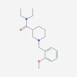 N,N-diethyl-1-(2-methoxybenzyl)-3-piperidinecarboxamide