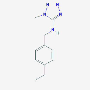 molecular formula C11H15N5 B496114 N-(4-ethylbenzyl)-1-methyl-1H-tetrazol-5-amine 