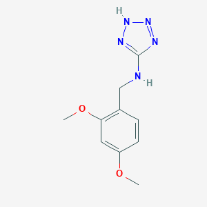 molecular formula C10H13N5O2 B496115 N-(2,4-dimethoxybenzyl)-1H-tetrazol-5-amine CAS No. 876896-99-0