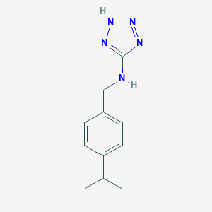 molecular formula C11H15N5 B496121 N-(4-isopropylbenzyl)-N-(2H-tetraazol-5-yl)amine CAS No. 162960-80-7