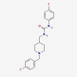 N-{[1-(4-fluorobenzyl)-4-piperidinyl]methyl}-N'-(4-fluorophenyl)urea