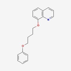 molecular formula C19H19NO2 B4961372 8-(4-phenoxybutoxy)quinoline 