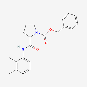 molecular formula C21H24N2O3 B4961377 benzyl 2-{[(2,3-dimethylphenyl)amino]carbonyl}-1-pyrrolidinecarboxylate 