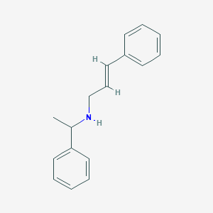molecular formula C17H19N B496138 N-(1-Phenylethyl)-trans-cinnamylamine 