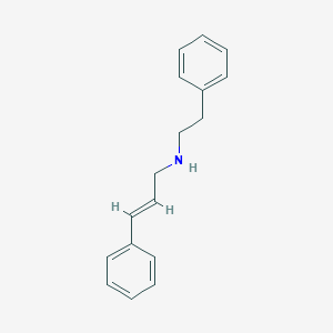 molecular formula C17H19N B496144 3-phenyl-N-(2-phenylethyl)-2-propen-1-amine 