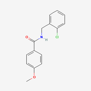 molecular formula C15H14ClNO2 B4961840 N-(2-chlorobenzyl)-4-methoxybenzamide 