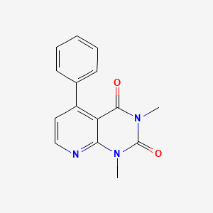 molecular formula C15H13N3O2 B4961850 1,3-二甲基-5-苯基吡啶并[2,3-d]嘧啶-2,4(1H,3H)-二酮 