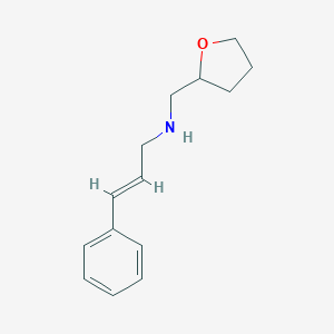 molecular formula C14H19NO B496192 N-cinnamyl-N-(tetrahydro-2-furanylmethyl)amine CAS No. 1053054-87-7