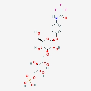 B049620 4-Trifluoroacetamidophenyl-1-O-glucopyranosylribitol-1'-phosphate CAS No. 118349-78-3