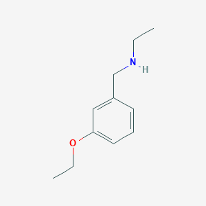 molecular formula C11H17NO B496201 N-(3-Ethoxybenzyl)ethanamine 