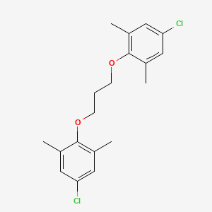 molecular formula C19H22Cl2O2 B4962055 1,1'-[1,3-propanediylbis(oxy)]bis(4-chloro-2,6-dimethylbenzene) 