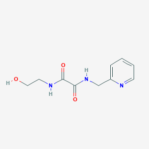 molecular formula C10H13N3O3 B4962092 N-(2-hydroxyethyl)-N'-(2-pyridinylmethyl)ethanediamide 