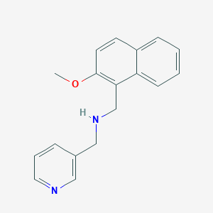 molecular formula C18H18N2O B496216 [(2-Methoxynaphthyl)methyl](3-pyridylmethyl)amine CAS No. 875001-96-0