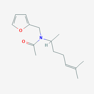 molecular formula C15H23NO2 B4962172 N-(1,5-dimethyl-4-hexen-1-yl)-N-(2-furylmethyl)acetamide 