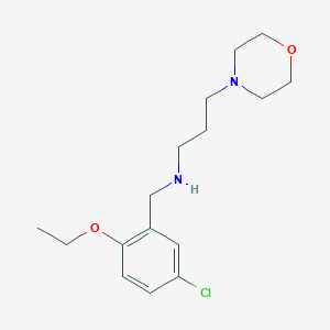 molecular formula C16H25ClN2O2 B496221 N-(5-chloro-2-ethoxybenzyl)-N-[3-(4-morpholinyl)propyl]amine 