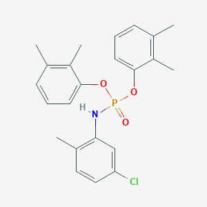 molecular formula C23H25ClNO3P B4962215 bis(2,3-dimethylphenyl) (5-chloro-2-methylphenyl)amidophosphate 
