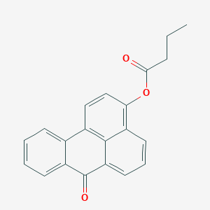 molecular formula C21H16O3 B4962238 7-oxo-7H-benzo[de]anthracen-3-yl butyrate 